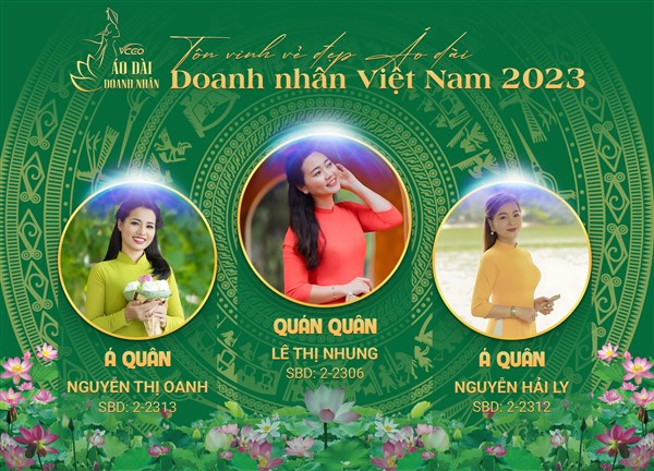 Kết quả chung kết cuộc thi: Tôn vinh vẻ đẹp Áo Dài Doanh Nhân Việt Nam 2023 